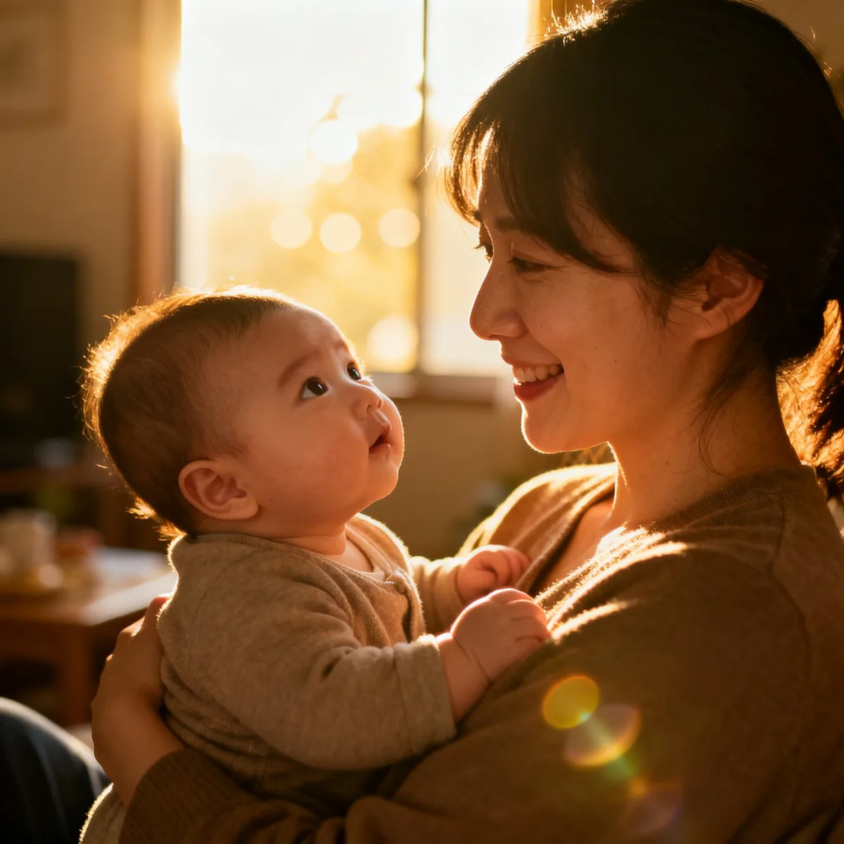 Mother and baby in warm lifestyle photo, Baby Safe Laundry Detergent: When Regular Detergen
