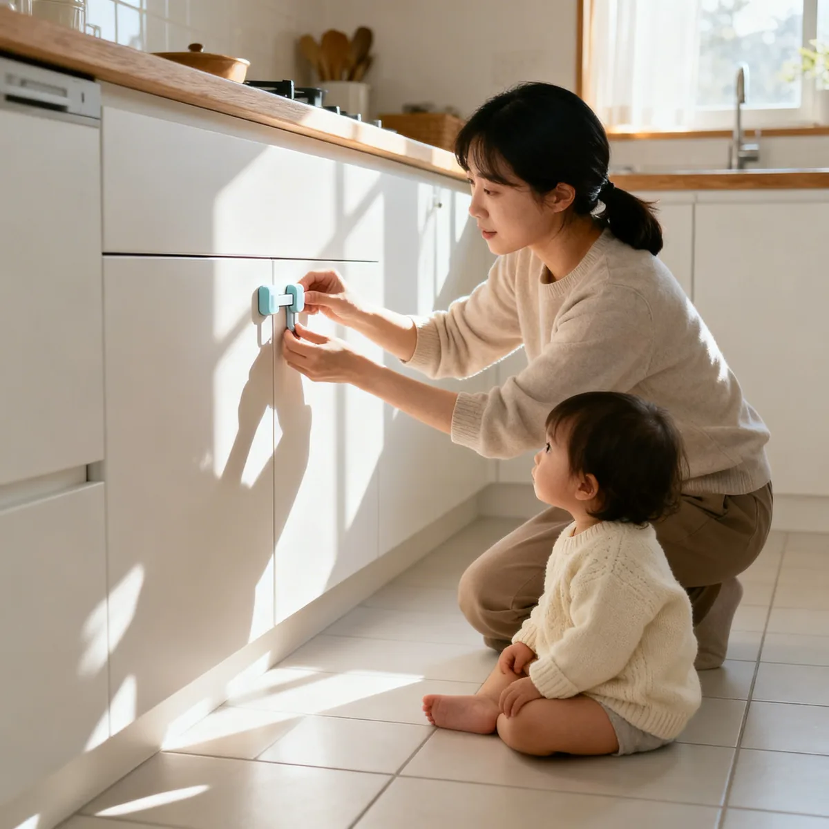 You are currently viewing How to Baby Proof Your Kitchen: A Complete Safety Guide for Crawlers & Toddlers