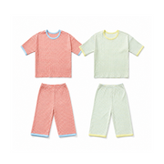 BabyRabbit Stripe Capri — Toddler Cotton Pajamas & Loungewear Set (12M–5T)