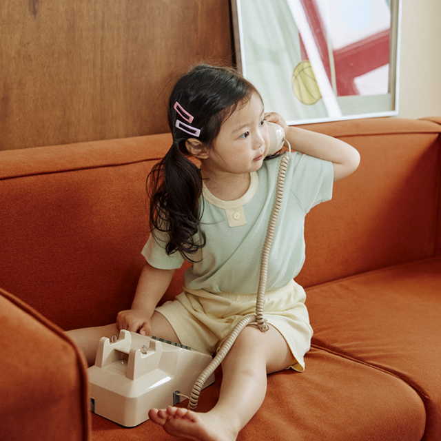 BabyRabbit Button Shorts — Toddler Cotton Pajamas & Loungewear Set (12M–5T)
