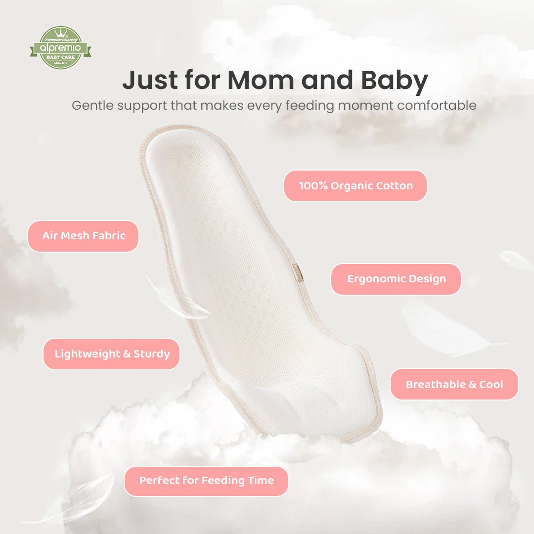 Alpremio Mesh & Organic Baby Bottle Feeding Care Seat - Zezebaebae