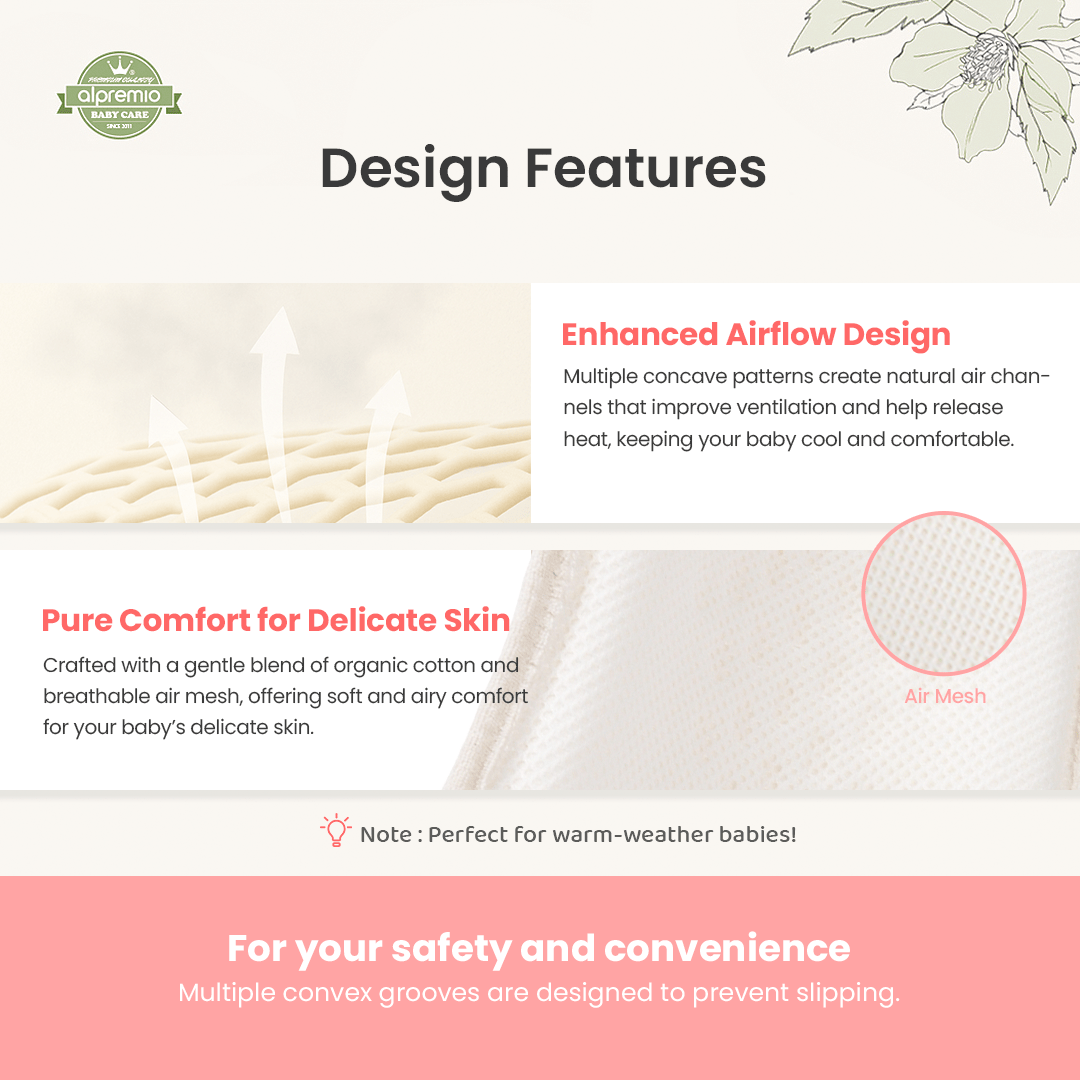 Alpremio Mesh & Organic Baby Bottle Feeding Care Seat - Zezebaebae