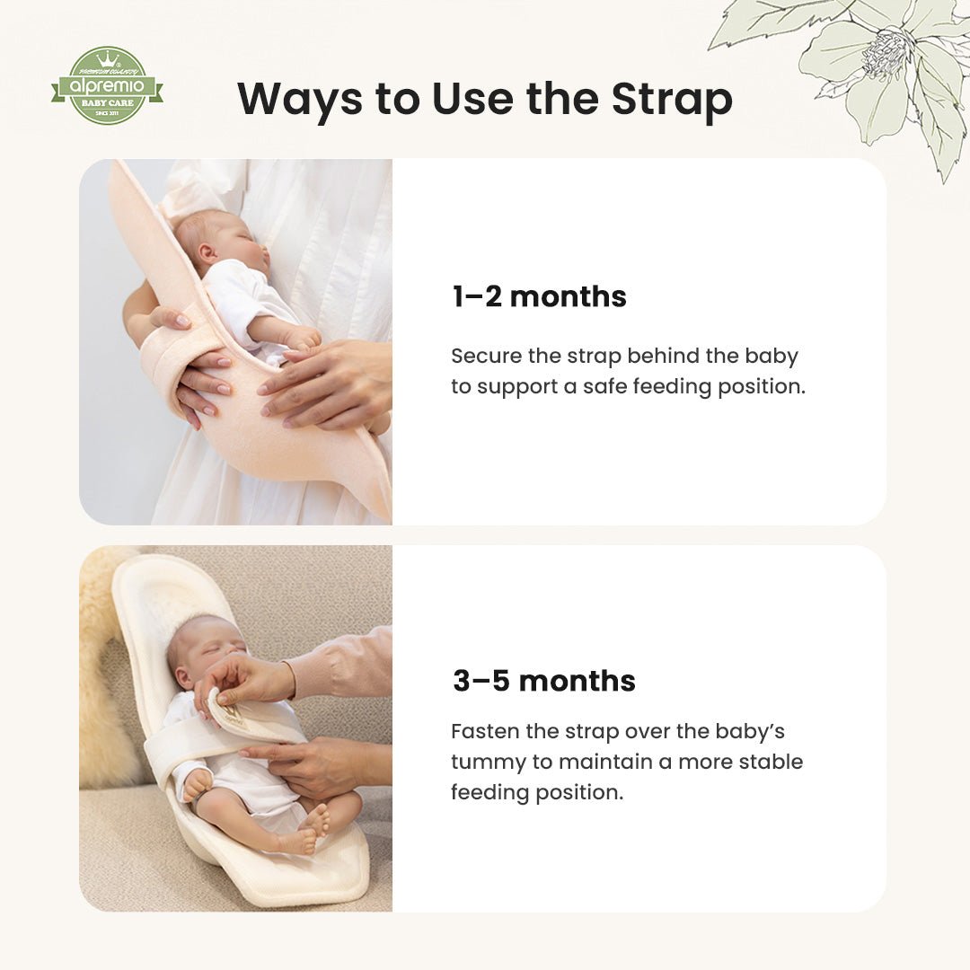 Alpremio Mesh & Organic Baby Bottle Feeding Care Seat (with Strap) - Zezebaebae