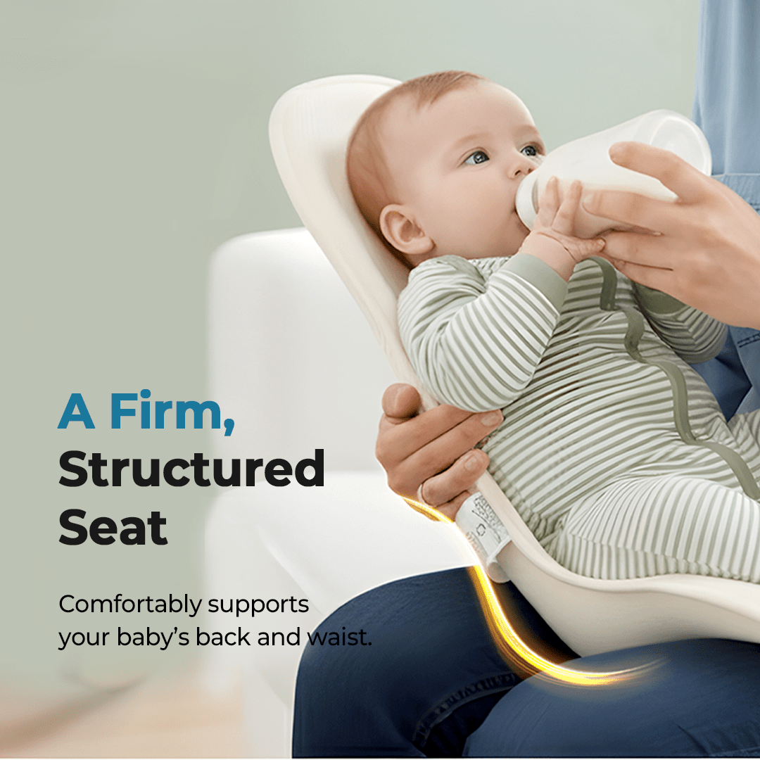 Alpremio Mesh & Organic Baby Bottle Feeding Care Seat (with Strap) - Zezebaebae