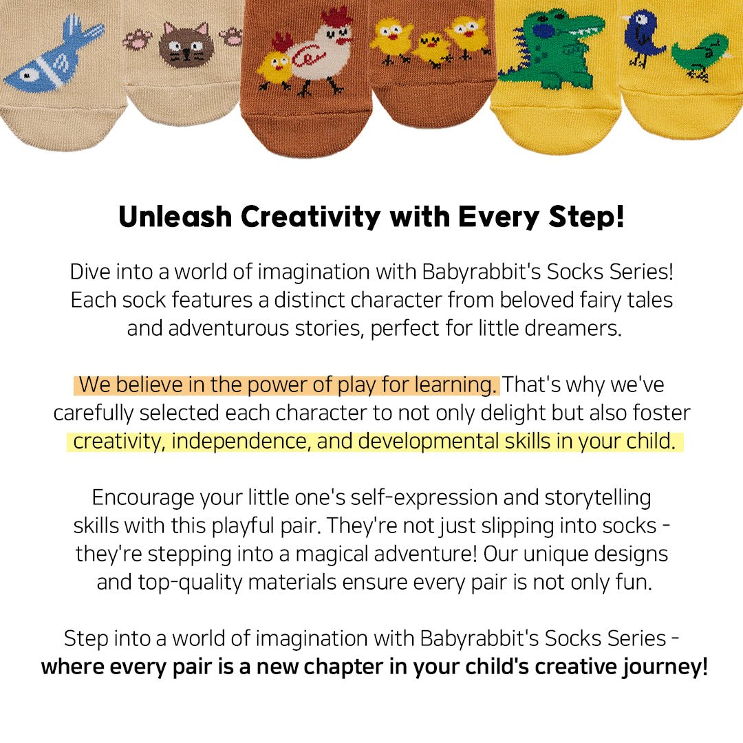 BabyRabbit Animal Socks Set - Zezebaebae