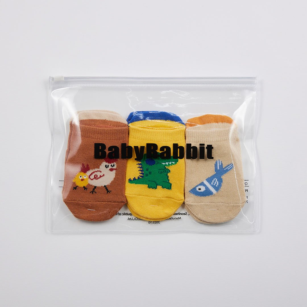 BabyRabbit Animal Socks Set - Zezebaebae