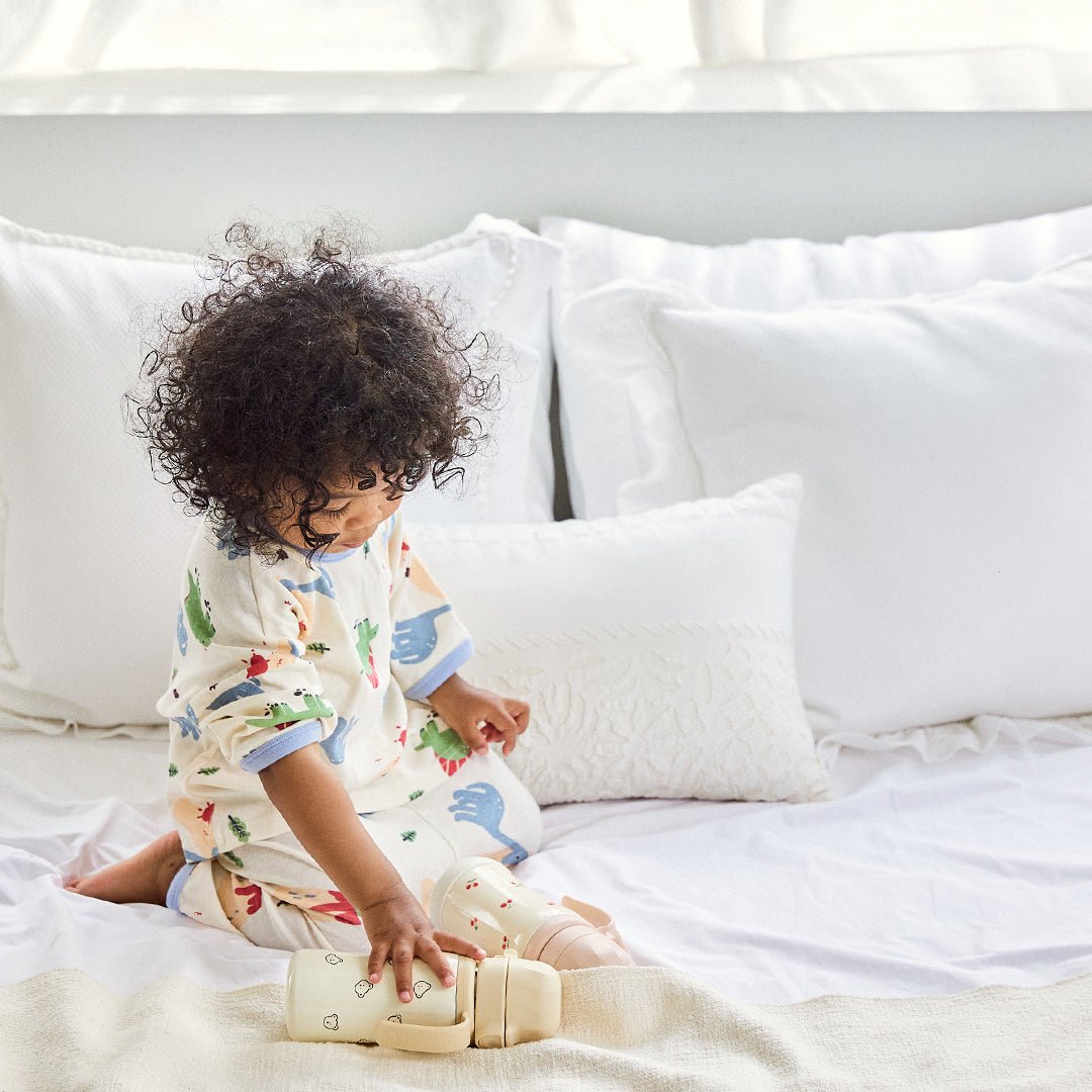 BabyRabbit Big Dino Three - Quarter Sleeve Set - Zezebaebae