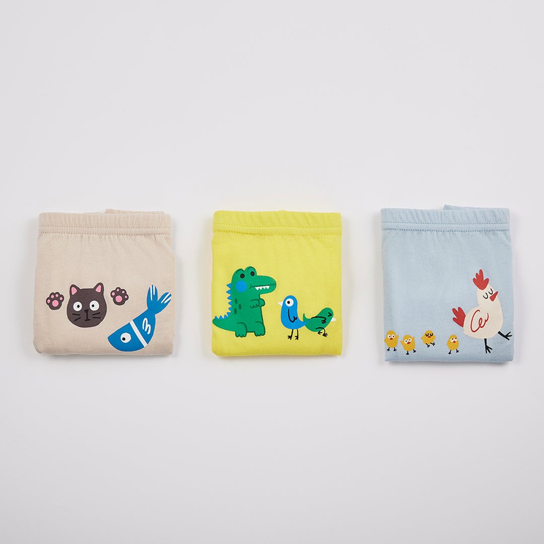 BabyRabbit Boys' Animal Underwear Set - Zezebaebae