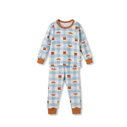 BabyRabbit Deer Checkered Long Sleeve set