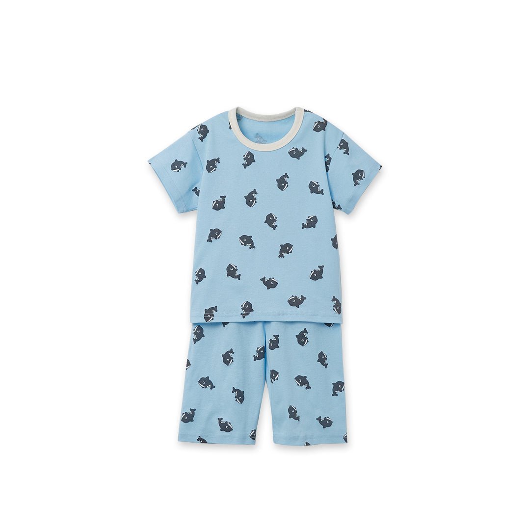 BabyRabbit Dolphin Short Sleeve & Crop Pants Set - Zezebaebae
