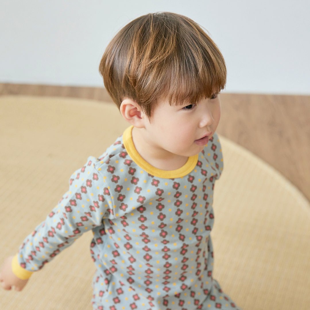 BabyRabbit Lovely Flower Long Sleeve Set - Zezebaebae