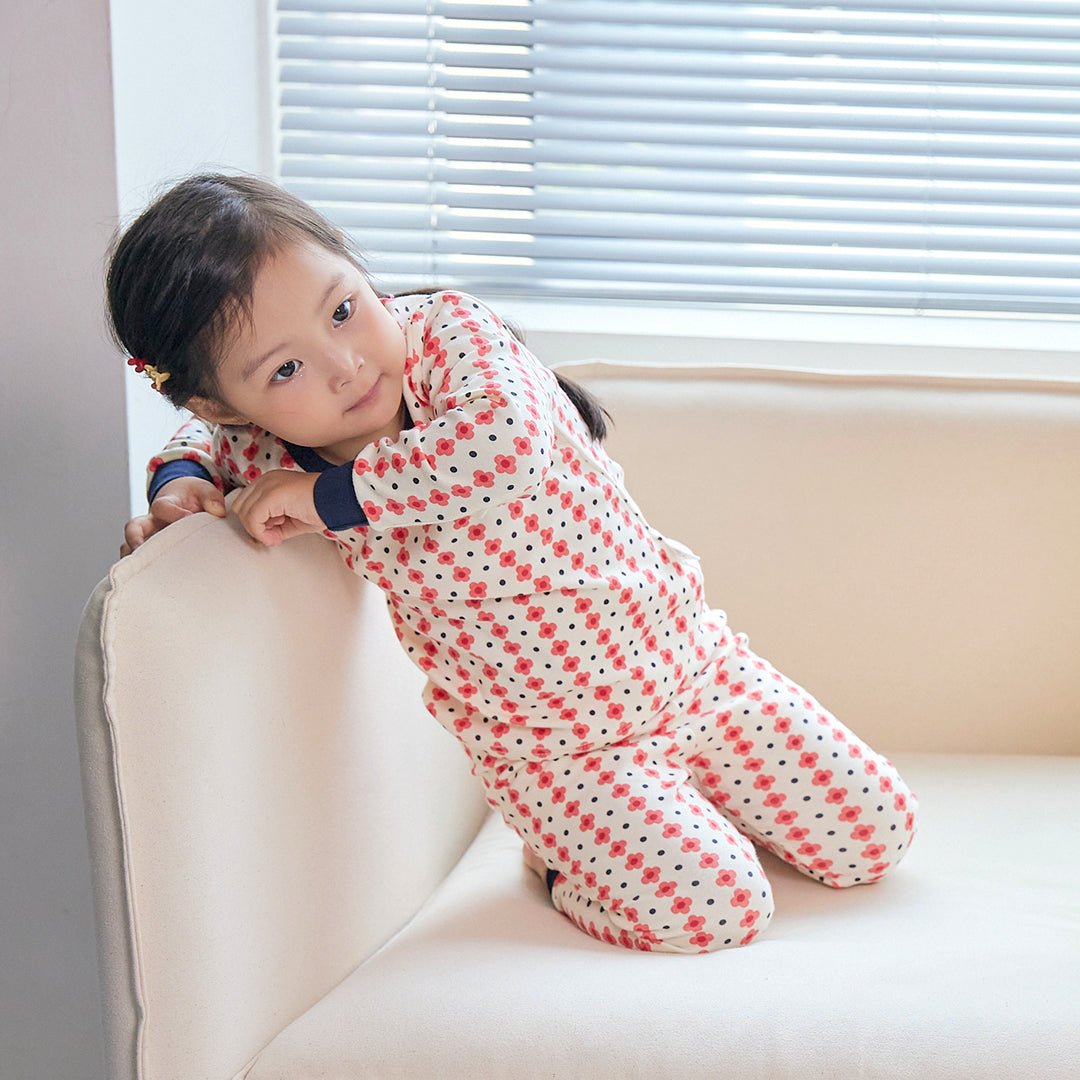 BabyRabbit Lovely Flower Long Sleeve Set - Zezebaebae