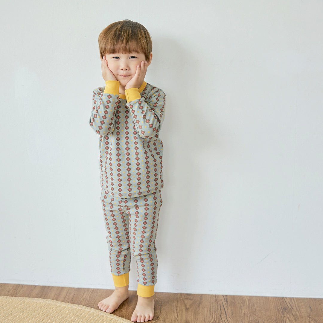 BabyRabbit Lovely Flower Long Sleeve Set - Zezebaebae