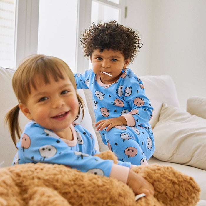 BabyRabbit Pumpkin Star Long Sleeve — Toddler Cotton Pajamas & Loungewear Set (12M–5T)