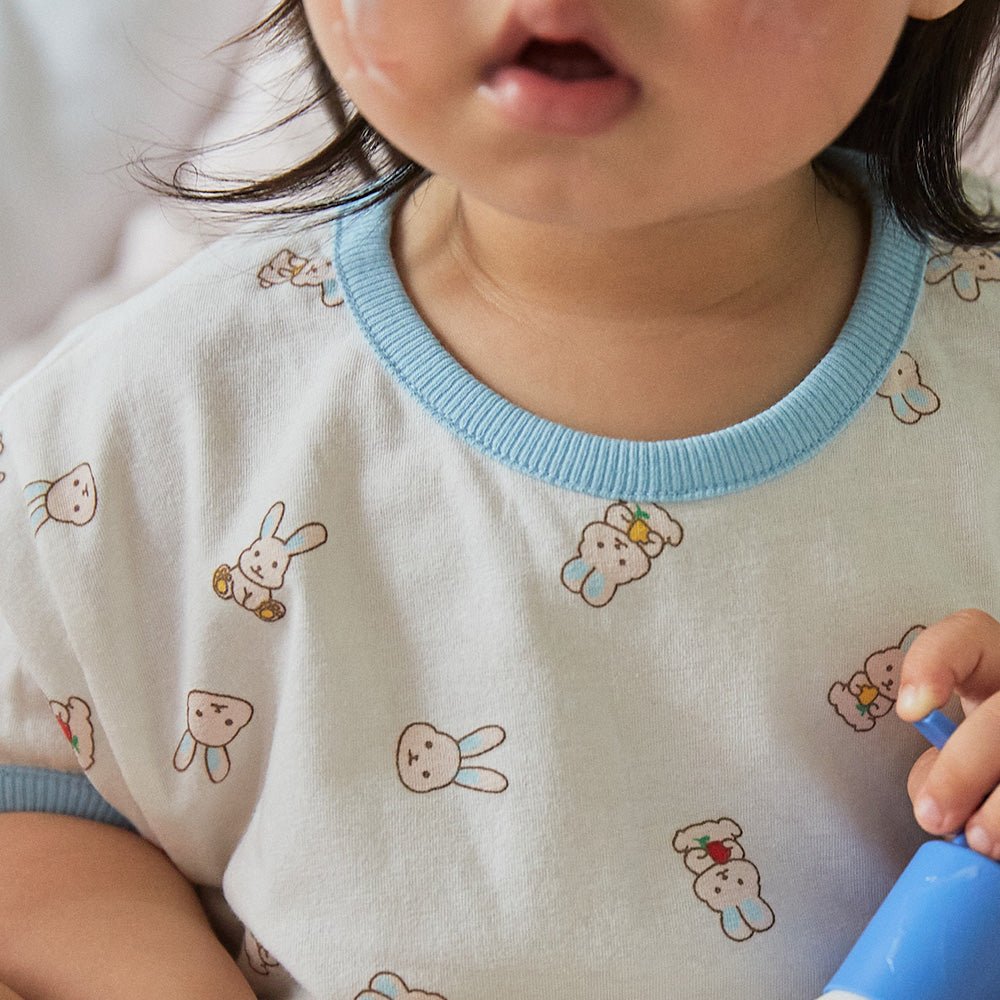 BabyRabbit Rabbit Short Sleeve Set - Zezebaebae