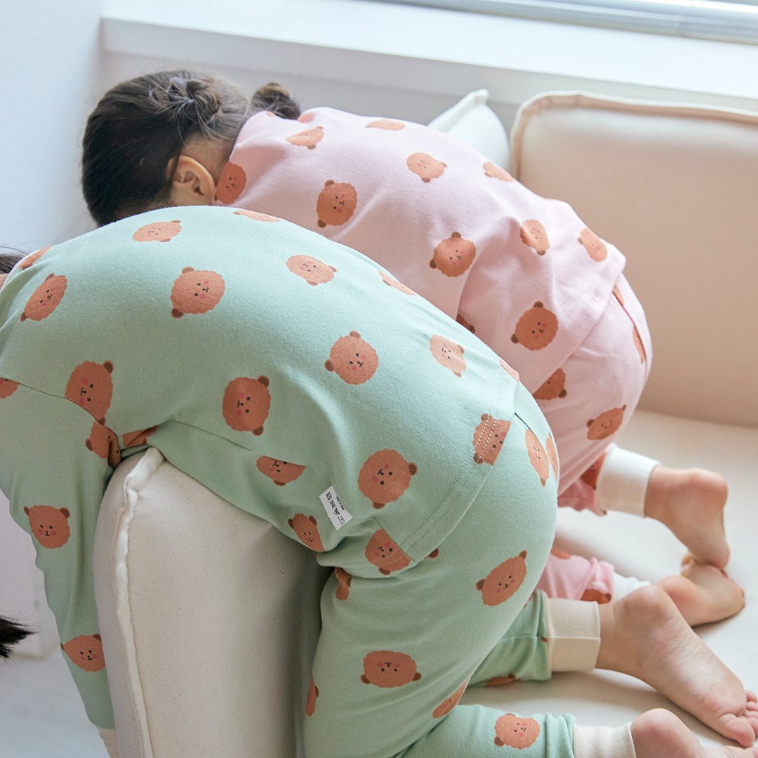 BabyRabbit Teddy Bear Long Sleeve Set - Zezebaebae