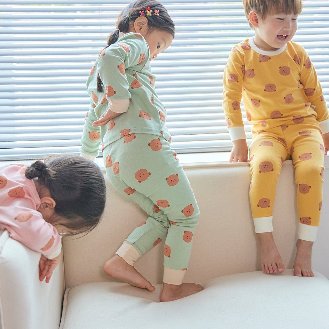 BabyRabbit Teddy Bear Long Sleeve Set - Zezebaebae