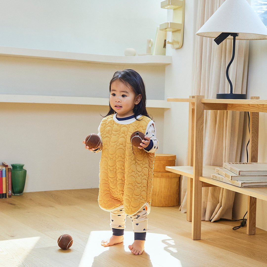 BabyRabbit Teddy Bear Quilted Vest - Zezebaebae