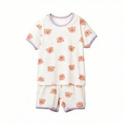 BabyRabbit Teddy Bear Short Sleeve Set - Onzenna