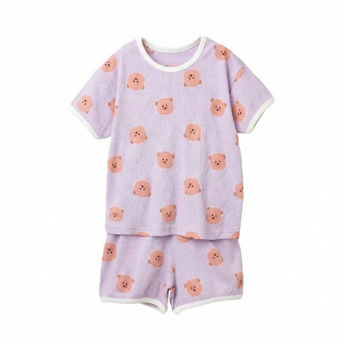 BabyRabbit Teddy Bear Short Sleeve Set - Onzenna
