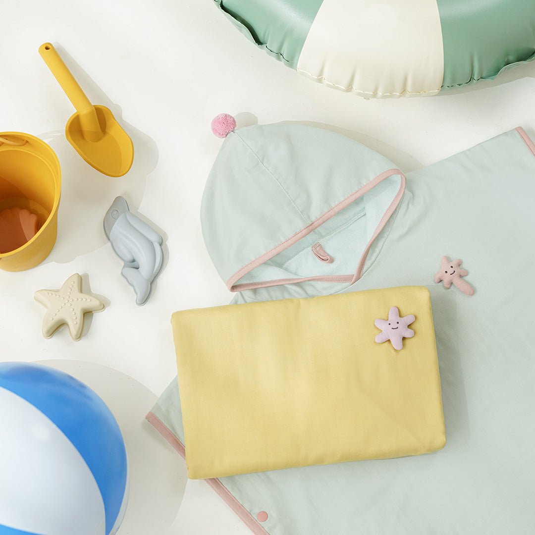 BambooBebe Jungle Cozy Hooded Poncho Towel - Zezebaebae