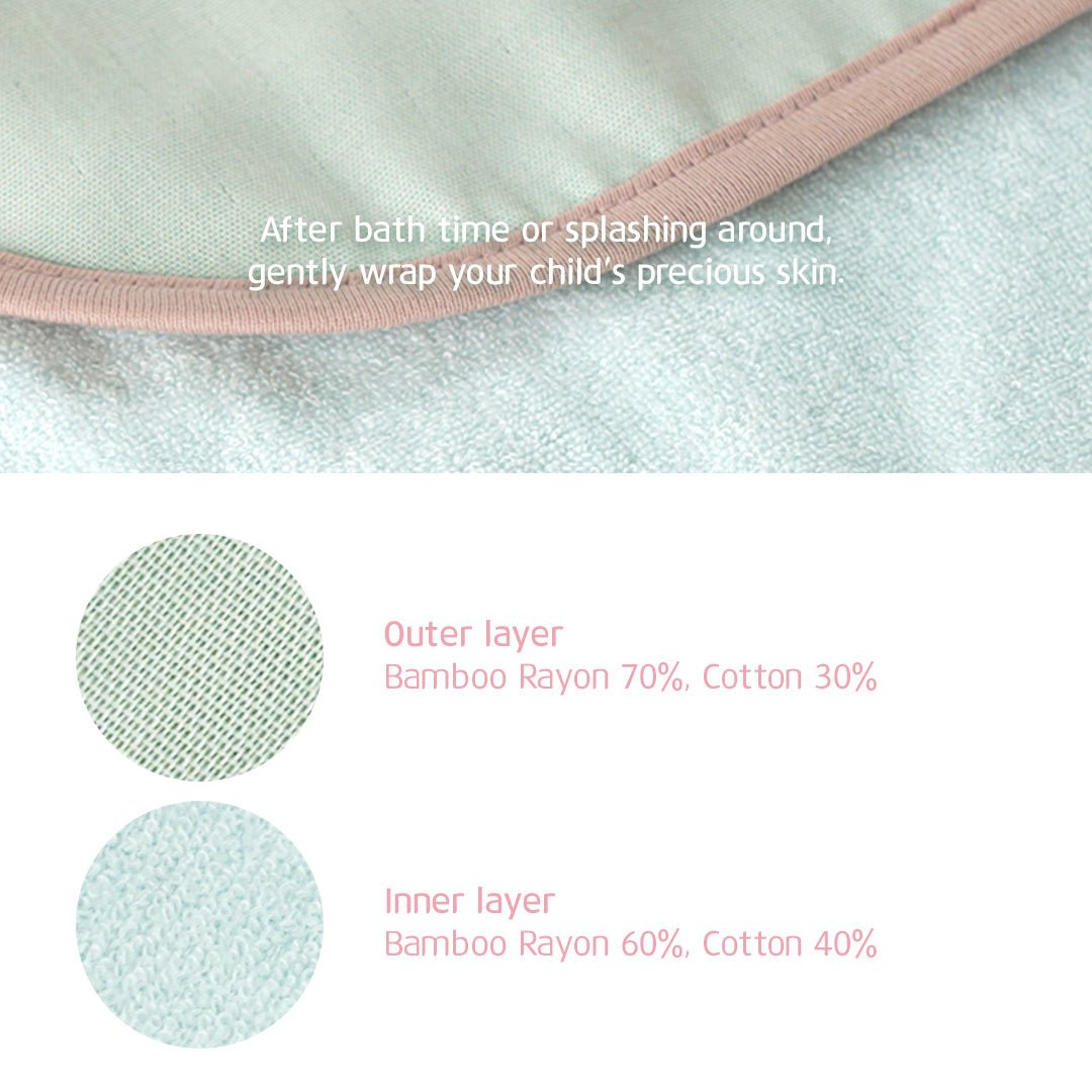 BambooBebe Jungle Cozy Hooded Poncho Towel - Zezebaebae