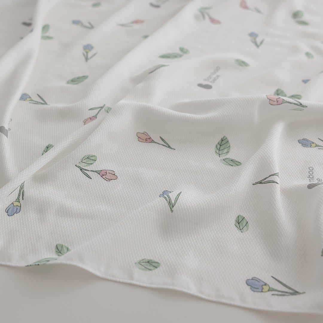 BambooBebe Signature Bath Towel/Swaddle/Cloth Diaper - Flower Buds 3 pack - Zezebaebae