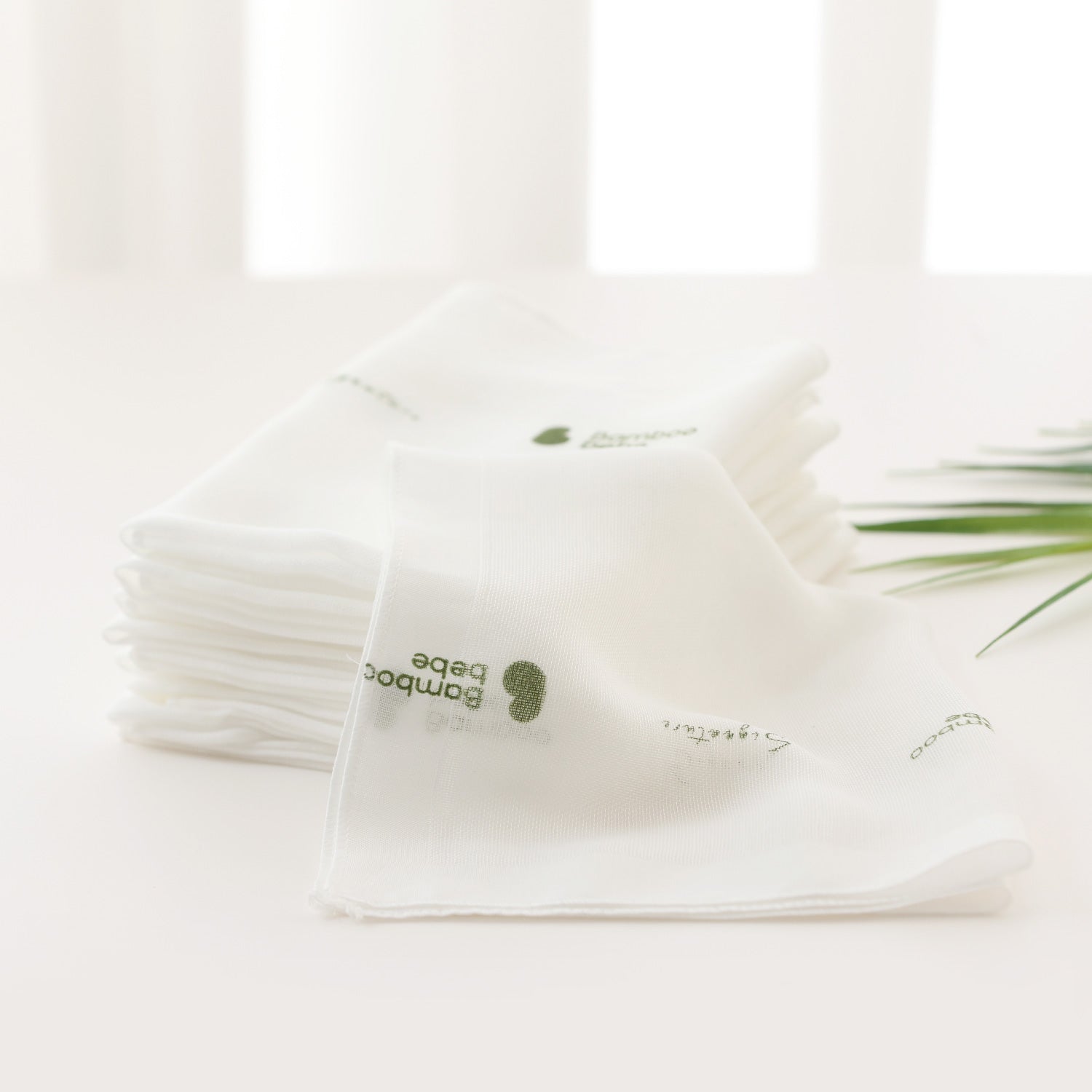 BambooBebe Signature Gauze Hankie - Pure - Zezebaebae