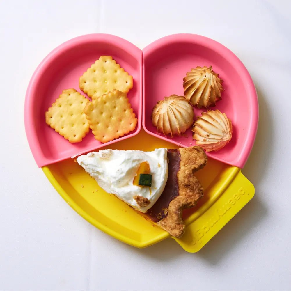 beemymagic Beemeal Heart Tray Modular Dish - Zezebaebae