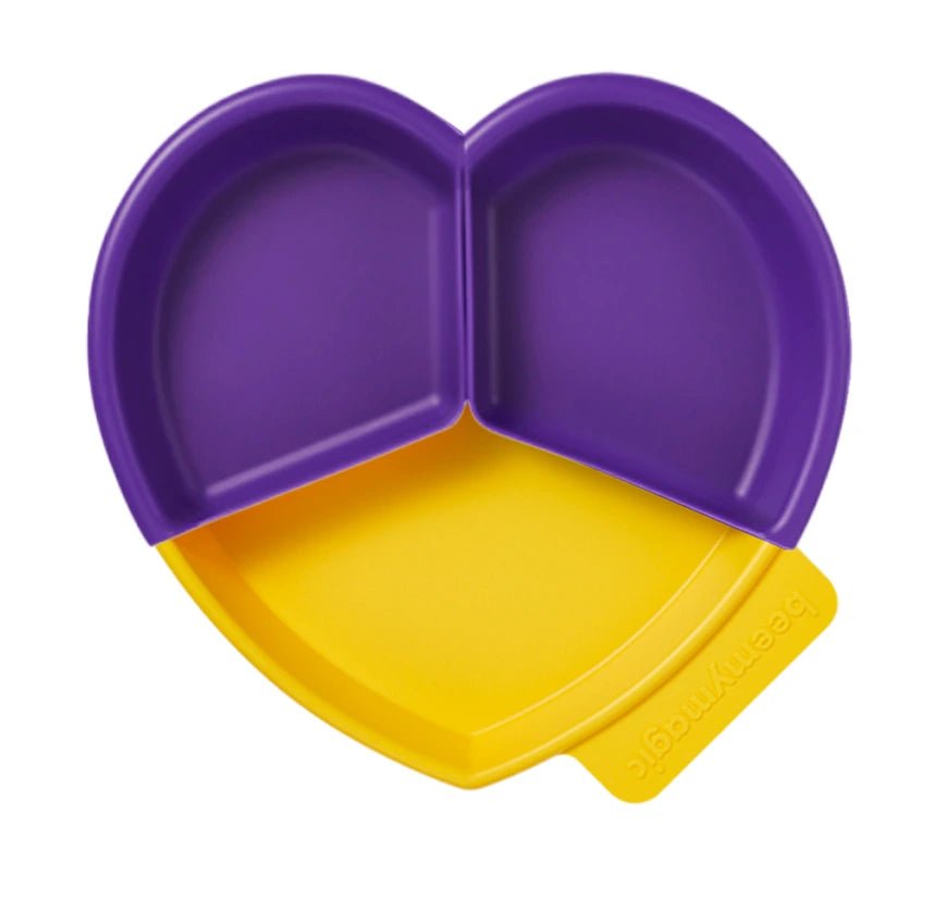 beemymagic Beemeal Heart Tray Modular Dish - Zezebaebae