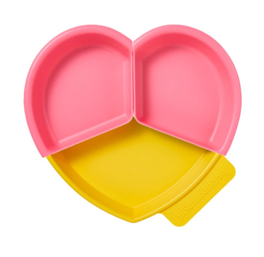 beemymagic Beemeal Heart Tray Modular Dish - Zezebaebae