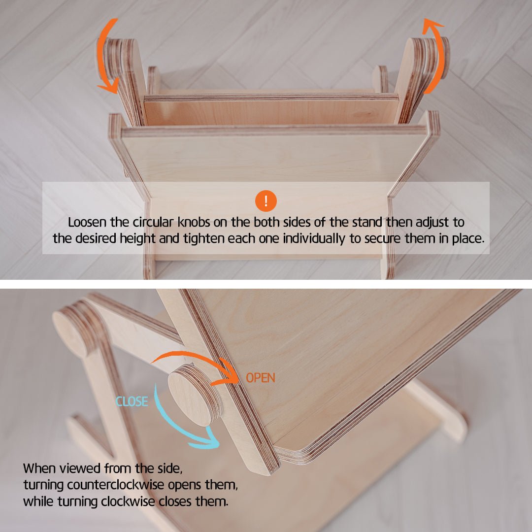 Comme moi Adjustable Book Stand - Zezebaebae