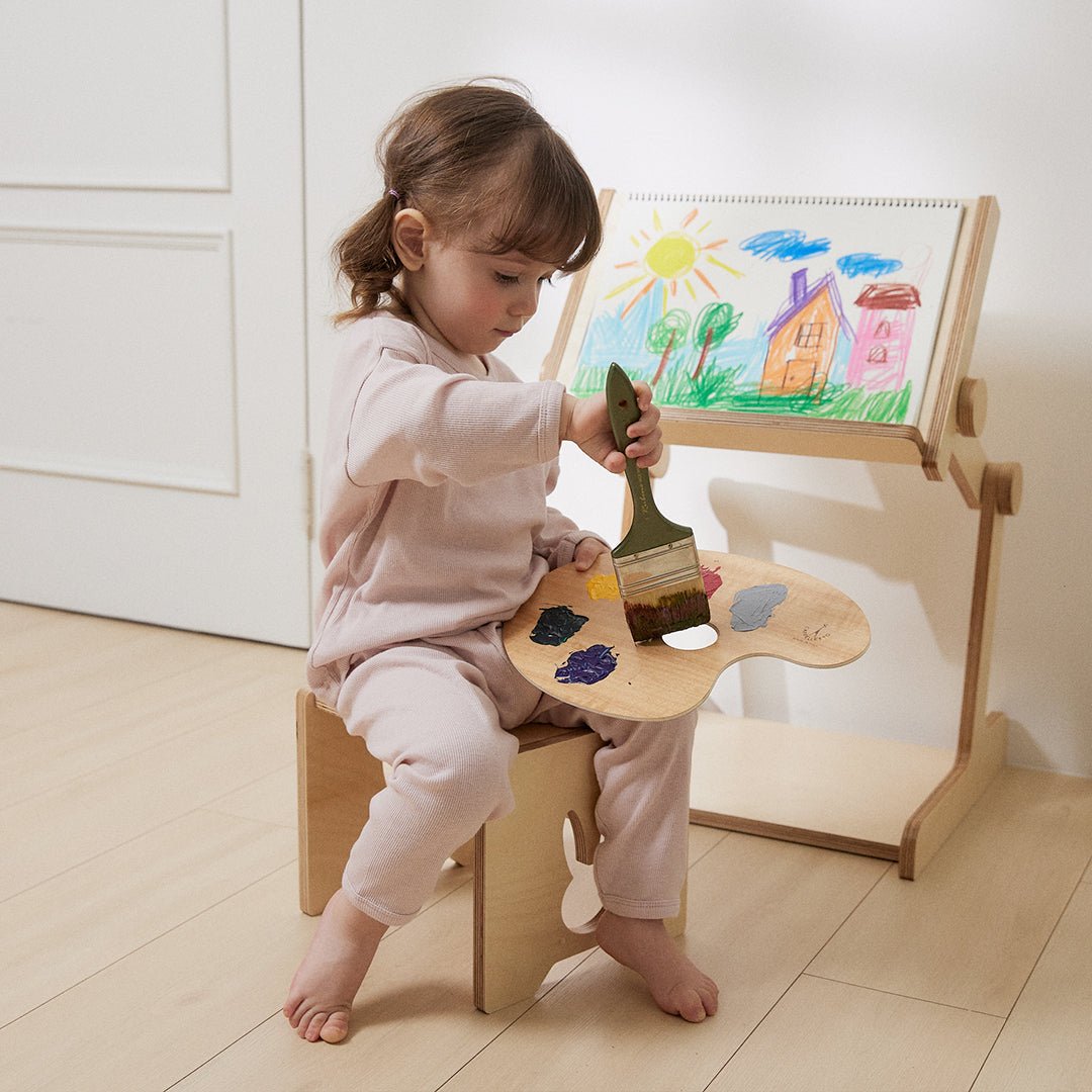 Comme moi Kids' Stool - Zezebaebae