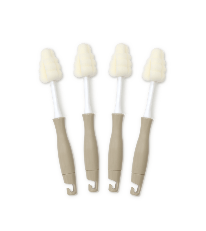 Grosmimi All In One Foam Brush for Bottle & Teat 4pcs