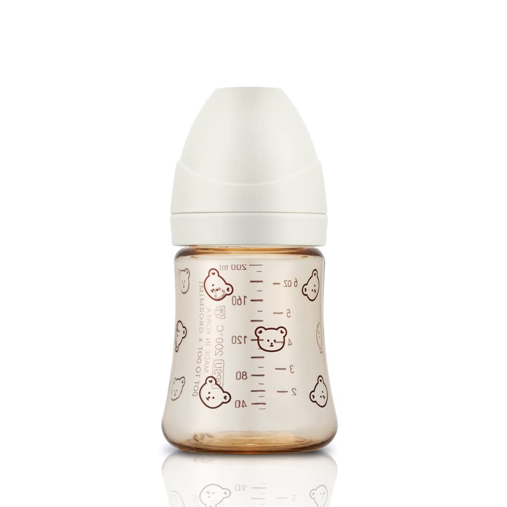 Grosmimi PPSU Baby Bottle - 6oz (200ml) - Zezebaebae