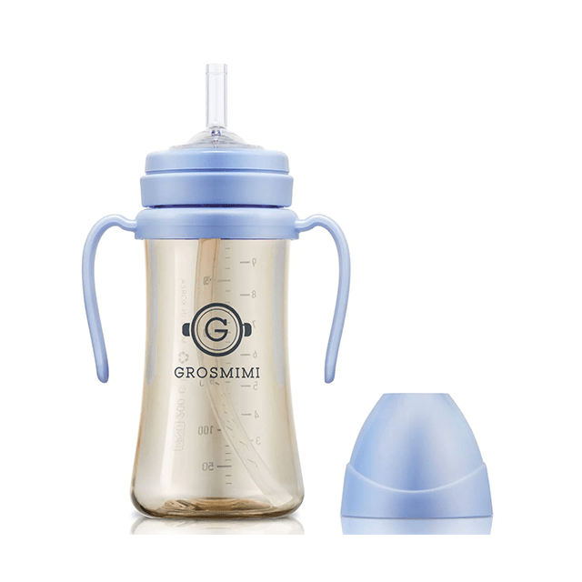 UBMOM ストローカップ PPSU 200ml パープル Grosmimi PPSU Straw Cup 10oz | Onzenna