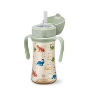 Grosmimi PPSU Straw Cup with Flip Top - 10oz (12 Months+) Stage 2 Straw