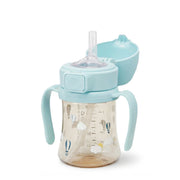 Grosmimi PPSU Straw Cup with Flip Top - 6oz (12 Months+)