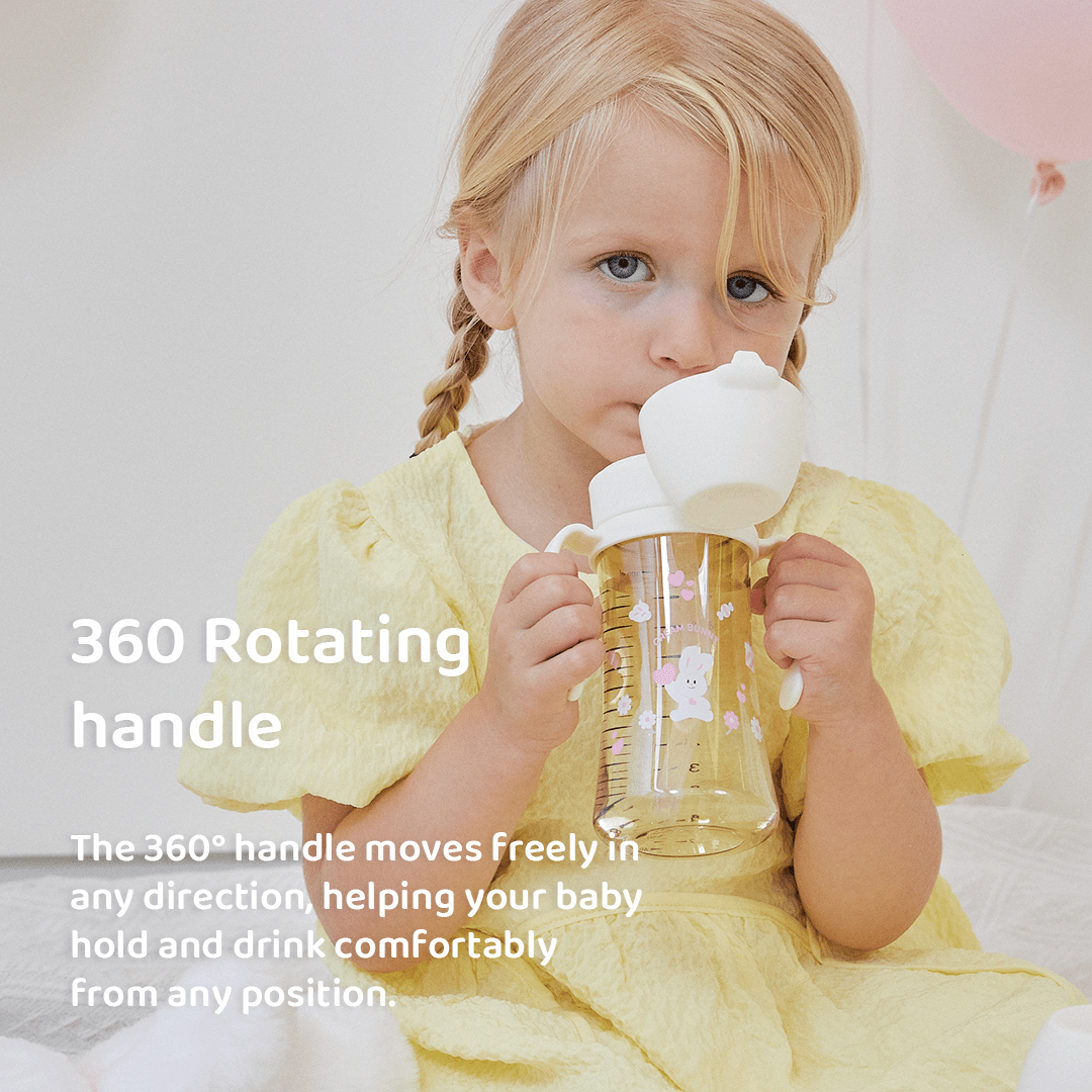 Grosmimi PPSU Straw Cup with Flip Top - 6oz (200ml) - Zezebaebae