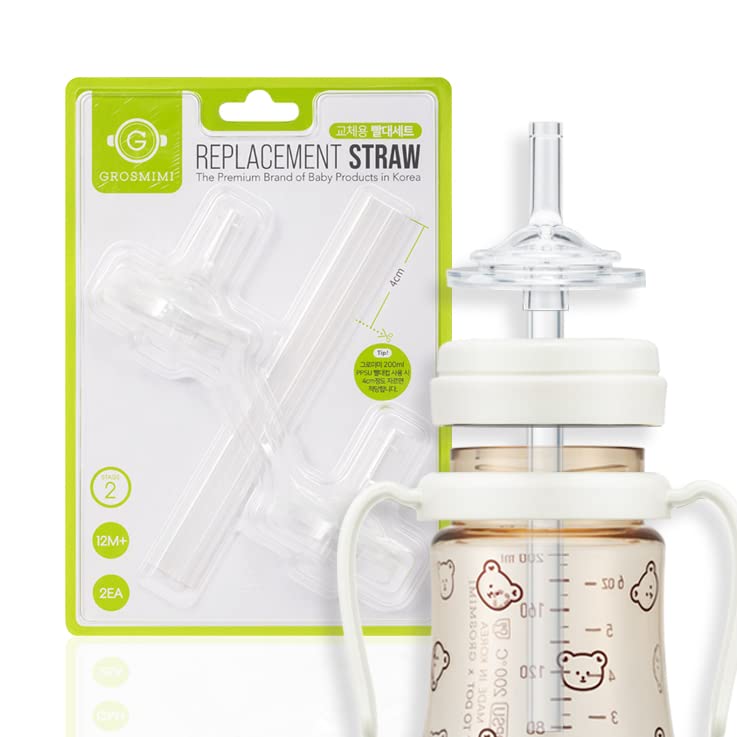 Grosmimi Replacement Straw Kit Stage 2 (12M+) - Zezebaebae