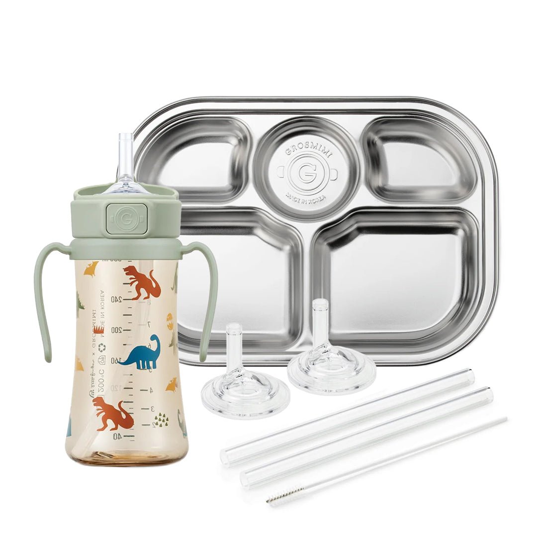 GROSMIMI SOLID GROWTH BUNDLE WITH STAGE 2 STRAW - Zezebaebae