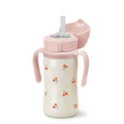 Grosmimi Stainless Steel Straw Cup with Flip Top - 10oz (12 Months+) - Zezebaebae