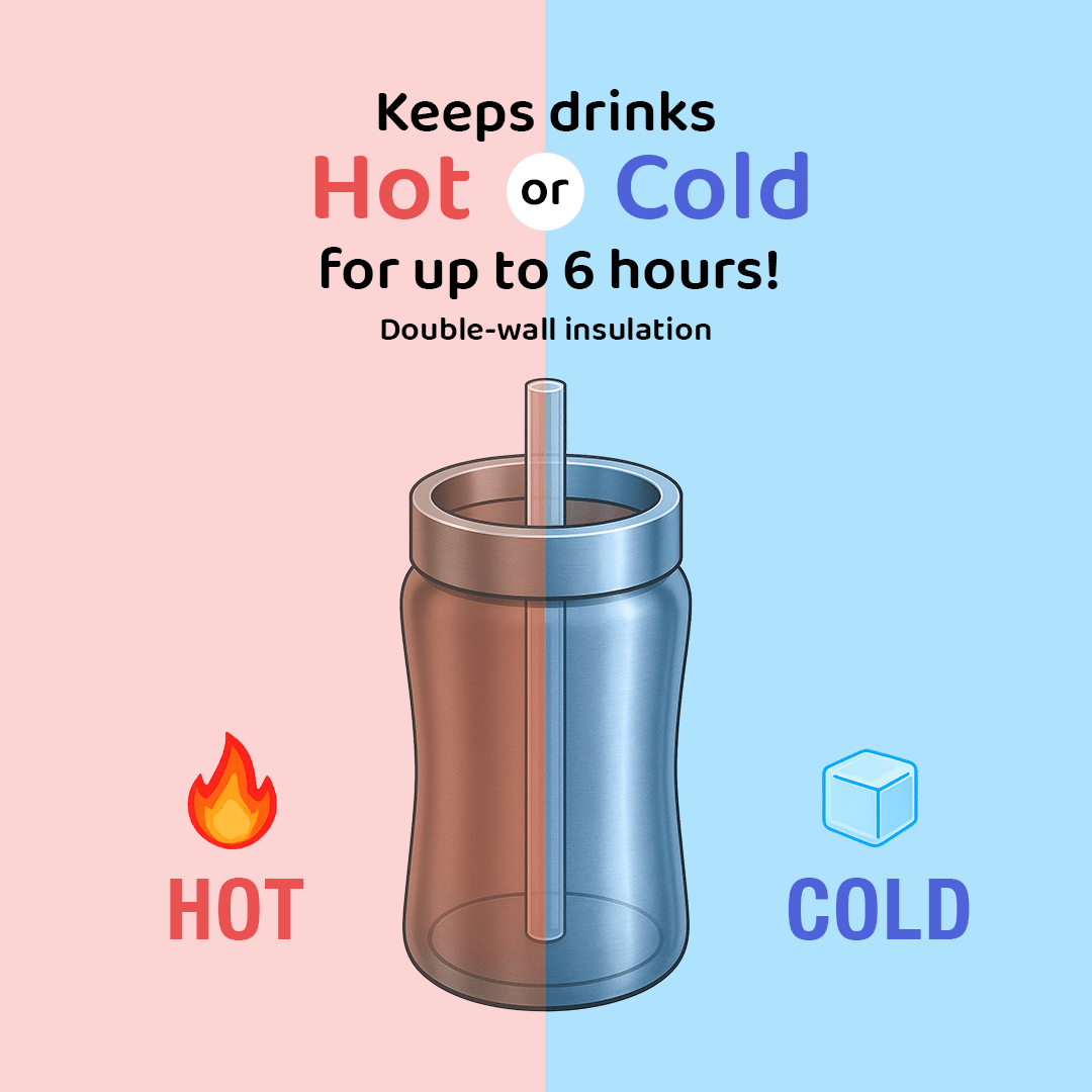 Grosmimi Stainless Steel Tumbler - 10oz (300ml) - Zezebaebae