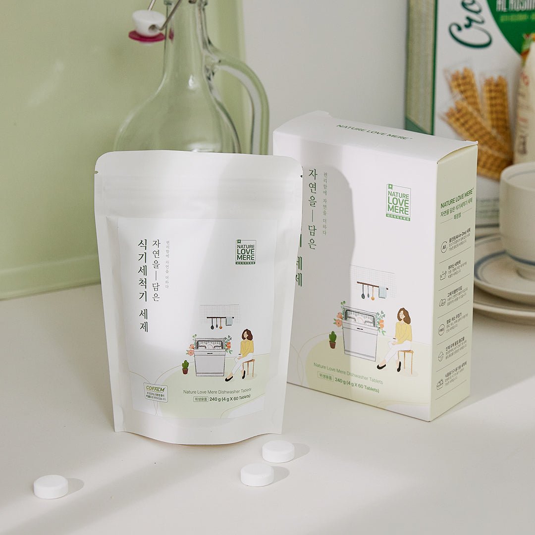 Nature Love Mere Dishwasher Detergent Tablets (60 tablets) - Zezebaebae