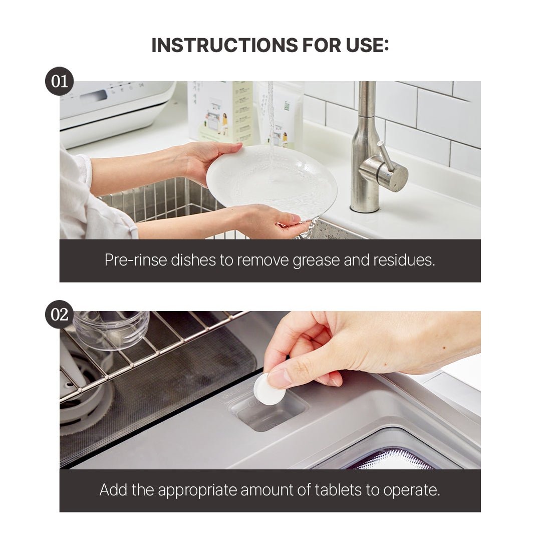 Nature Love Mere Dishwasher Detergent Tablets (60 tablets) - Zezebaebae